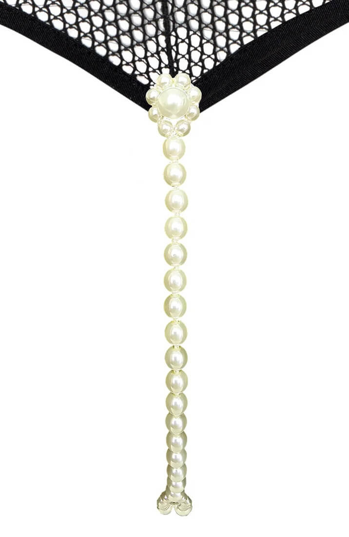 Sheer lace panty with erotic pearl feature for shared pleasure - COAX Copenhagen
