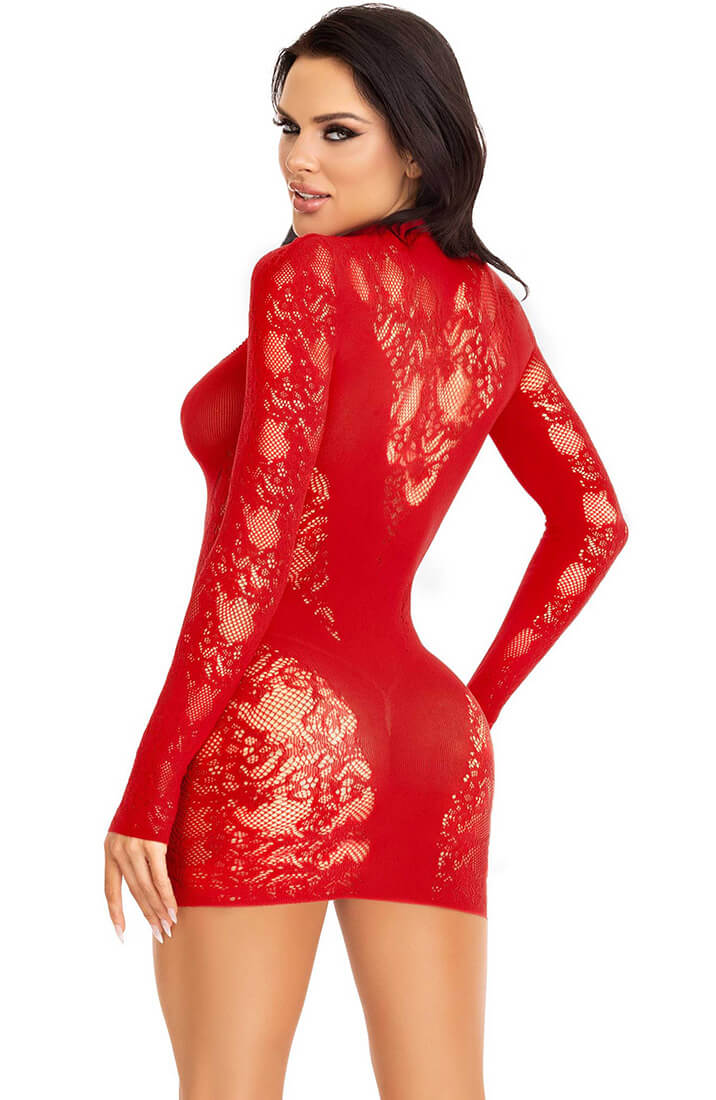 Red dress lingerie