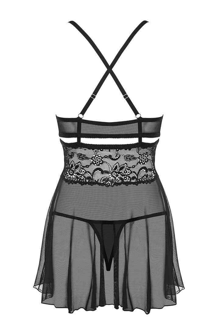 Black babydoll chemise