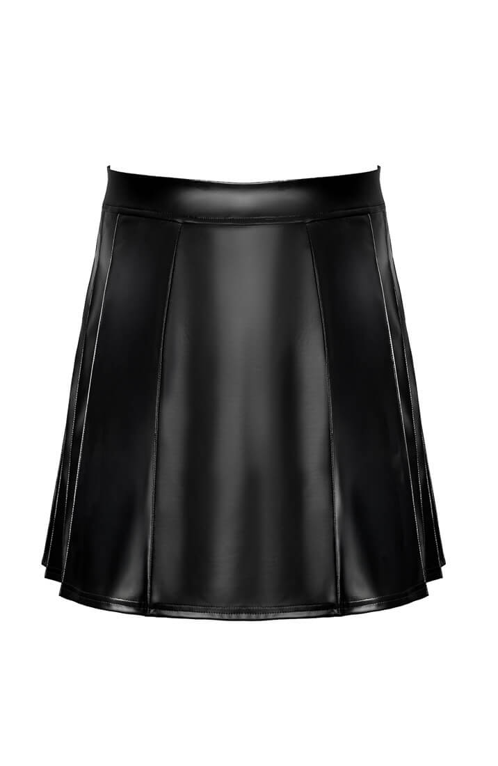Black Wet Look Kilt - Vanguard