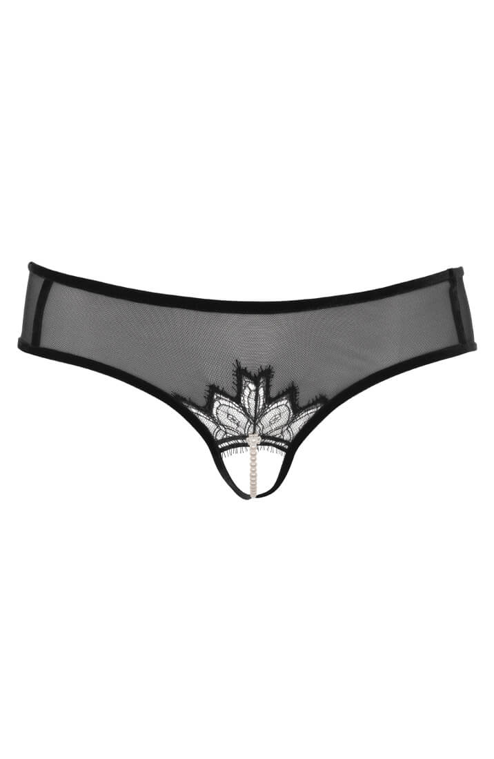 Luxury pearl panties with removable ivory pearl string from COAX Copenhagen