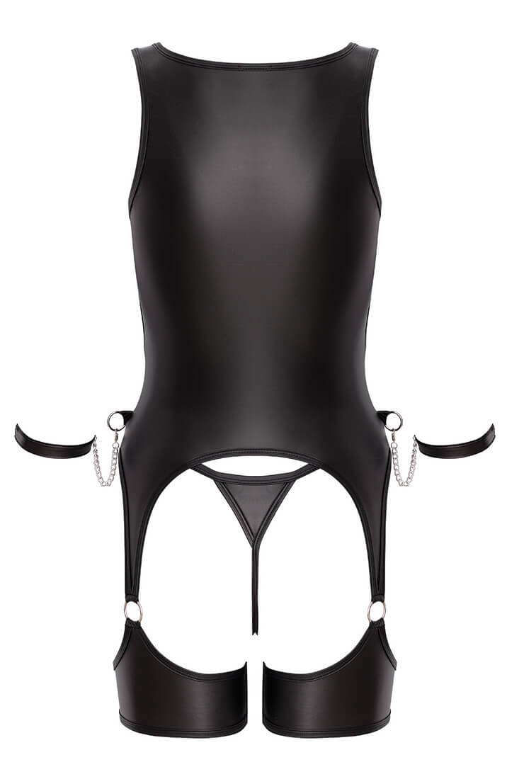 COAX Copenhagen sexy lingerie with soft handcuffs and provocative straps