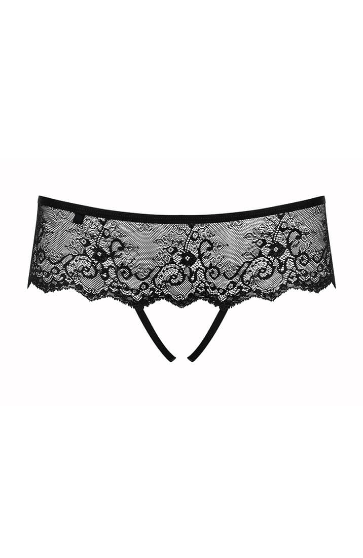 Erotic crotchless lace breifs