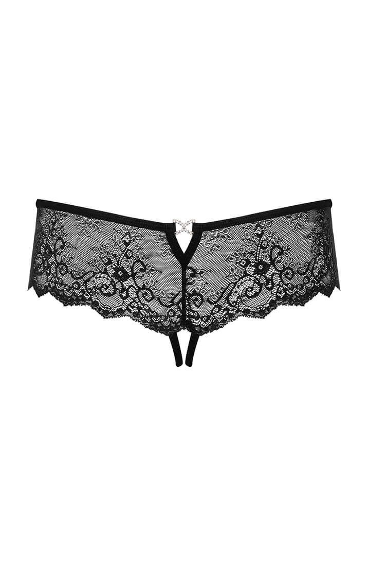 Erotic crotchless lace breifs