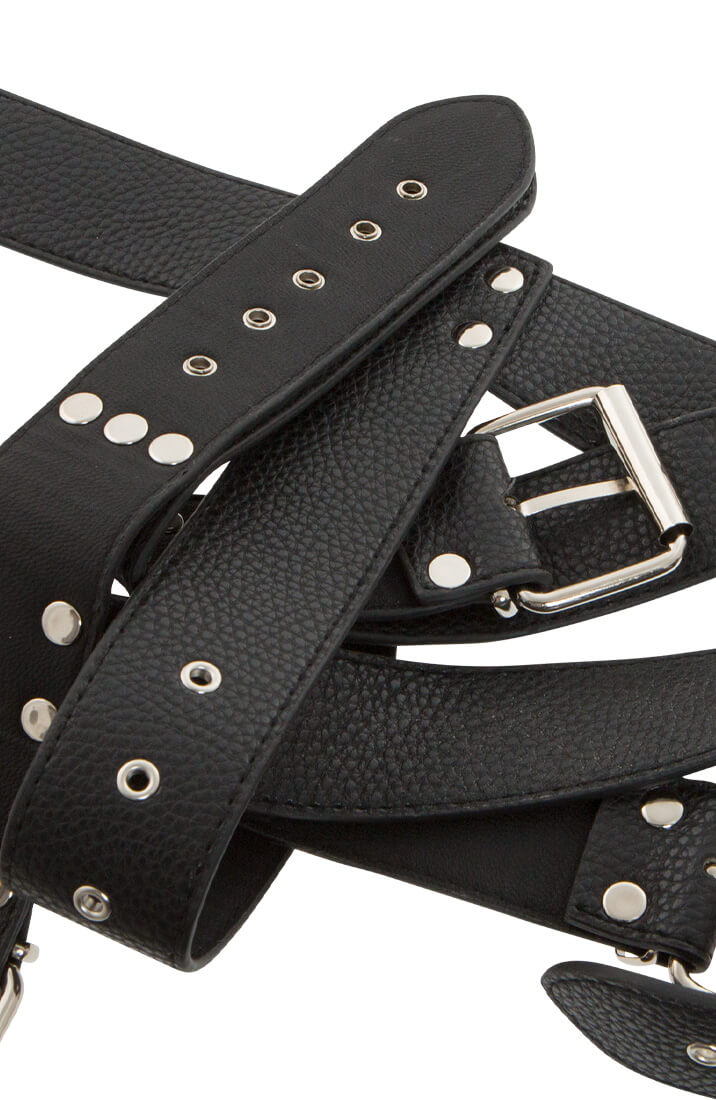 Seductive bondage restraint system for controlled positioning and standing play