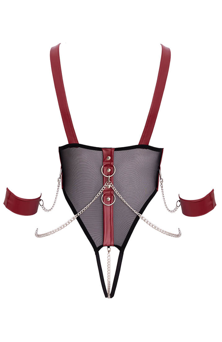COAX Copenhagen erotic one-piece with open design and fantasy-driven features