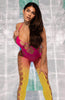 Ombre bodystocking lingerie