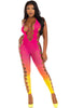 Pink Ombre bodystocking lingerie