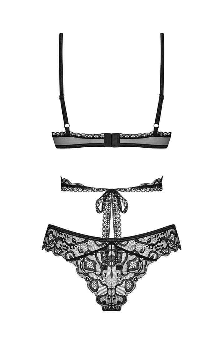 Sexy black lingerie set