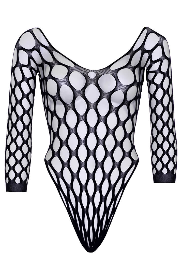 Black cut-out bodysuit - Cut Me Some Love