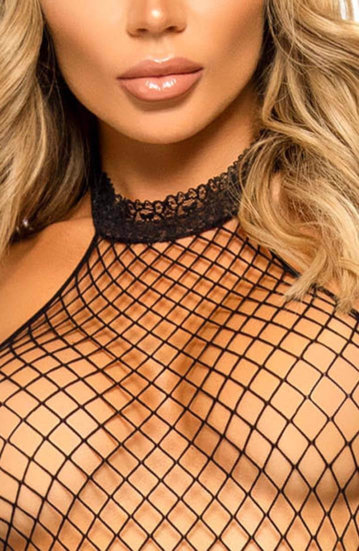 Black Industrial net bodystocking - Back To Black