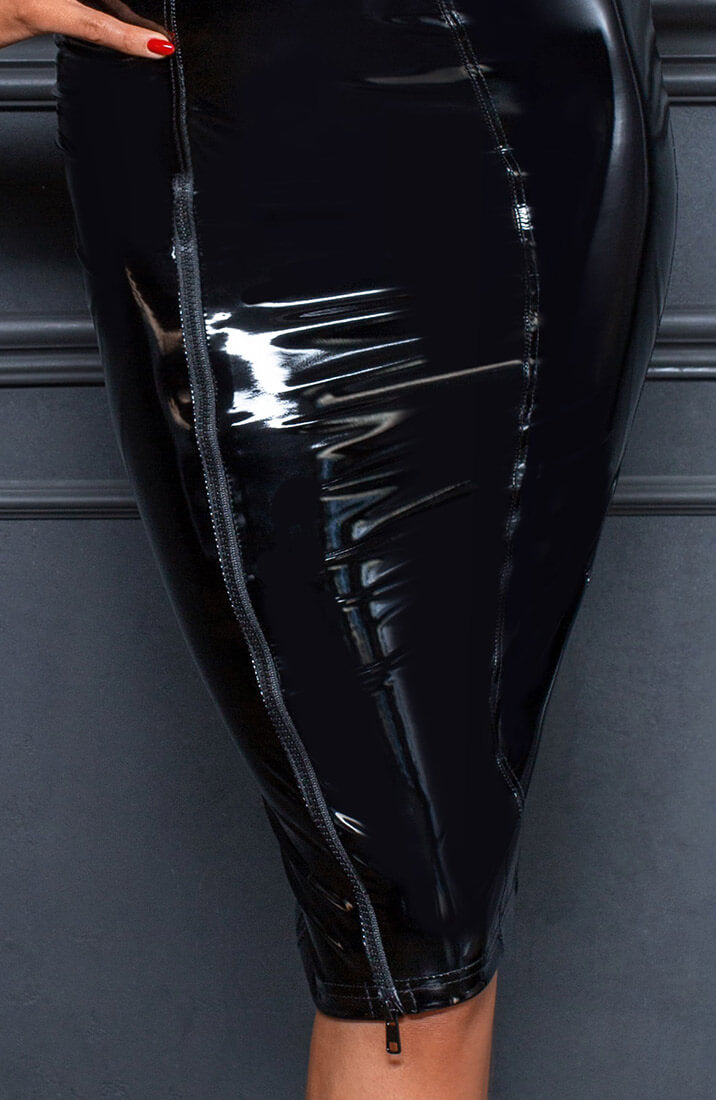 PVC pencil dress - Breathe On Me