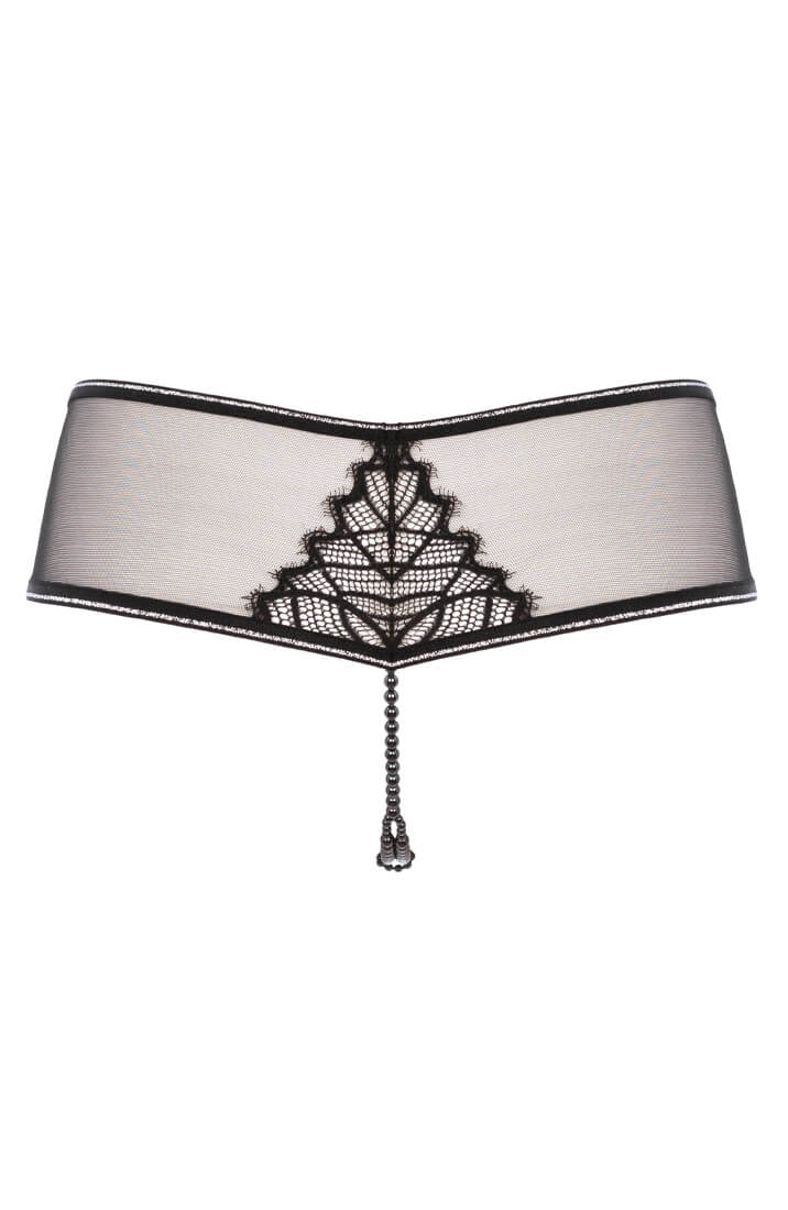 Brief panty with pearl string - Back