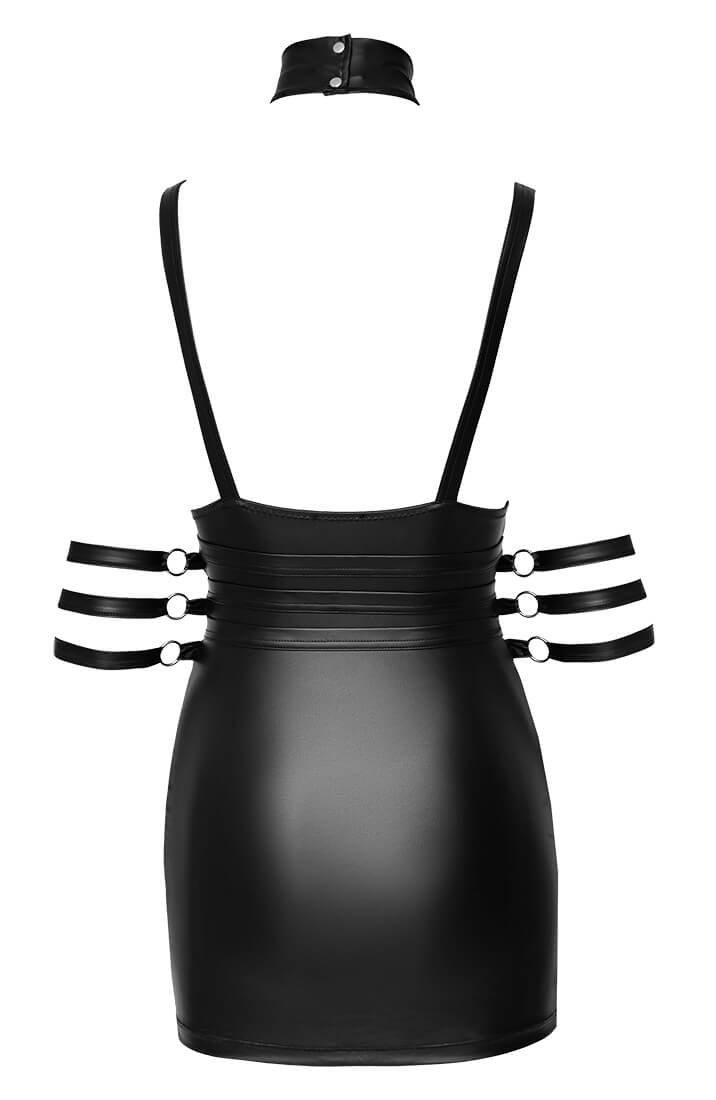 Black dress with harness restraints - Guilty of Observation