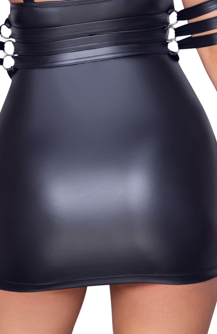 Black dress with harness restraints - Guilty of Observation