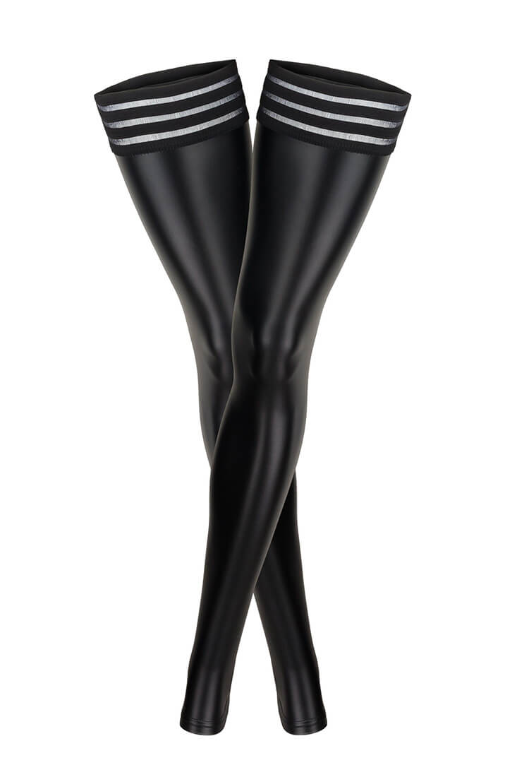 Wet look Stay Up stockings - Making Me High