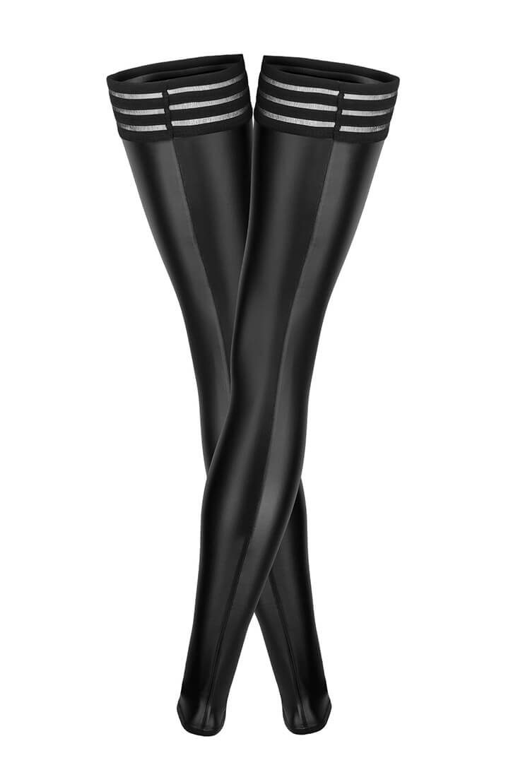 Wet look Stay Up stockings - Making Me High