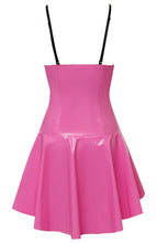 Load image into Gallery viewer, Hot pink vinyl dress - Fetish Doll