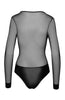 Black bodysuit with metal zip - Bedroom Vibes
