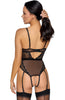 Black bodysuit with pearl string - Out To Allure
