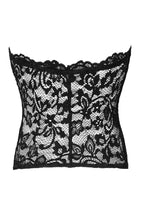Load image into Gallery viewer, Black lace corset