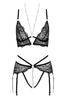 Lingerie set with jewelry chains - Glamorous Seduction