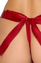 Load image into Gallery viewer, Red bow thong - Like A Gift