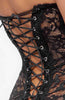 Sheer black lace bodycon dress