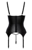 Black bustier lingerie set