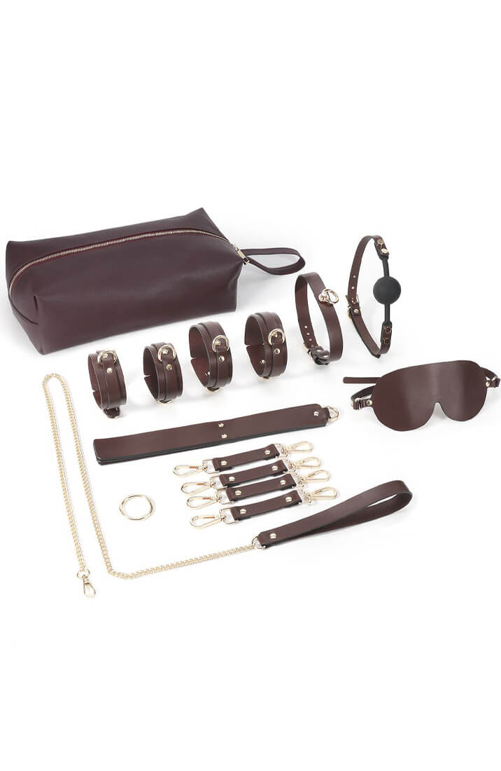 Deluxe brown BDSM kit by COAX Copenhagen