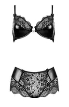 Load image into Gallery viewer, Black bra and panty set

