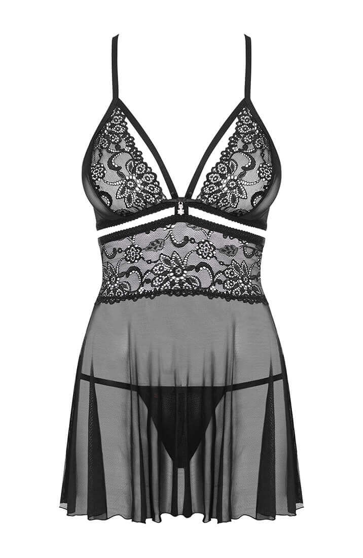Black babydoll chemise