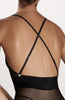 Black bodysuit with pearl string - Destino Body