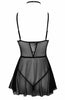 Black chemise with choker-strap