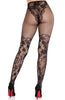 Back view of lace fishnet tights from COAX Copenhagen