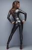 Unapologetically powerful - COAX Copenhagen’s wet look catsuit with an attached leash for fetish-inspired allure