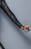 Lead the way in this black wet look catsuit with an adjustable leash attachment