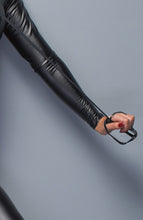 Load image into Gallery viewer, Lead the way in this black wet look catsuit with an adjustable leash attachment