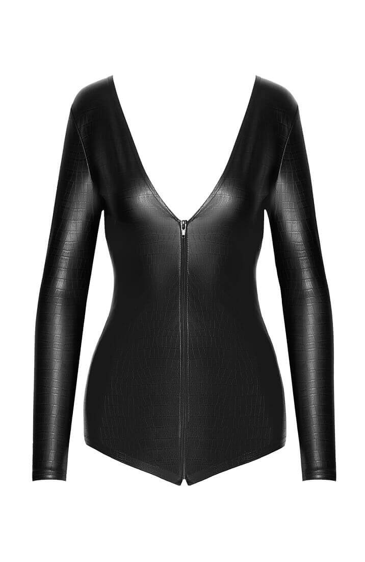 Wet look X Crocodile Bodysuit