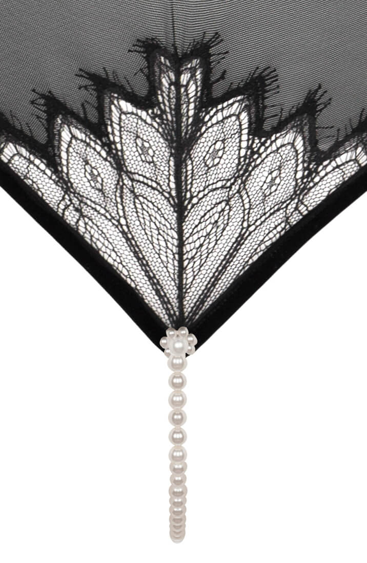 COAX Copenhagen luxury pearl lingerie with removable stimulating pearl string