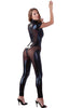 Turn up the heat in this sheer-meets-shine catsuit - COAX Copenhagen’s signature seduction