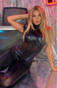 Flawlessly fierce - wet look shine meets sheer mesh panels for the ultimate power move