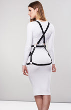 Load image into Gallery viewer, Faux leather dress harness