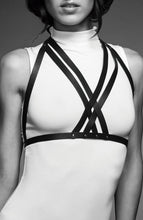 Load image into Gallery viewer, Faux leather Halter Bra Harness