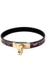 Faux pink & gold reptile collar/bracelet