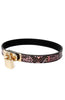 Faux pink & gold reptile collar/bracelet