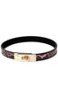 Faux pink & gold reptile collar/bracelet