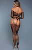 Geometric 2 pc bodystocking set