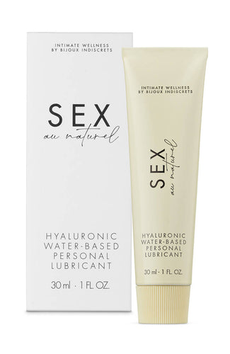 Hyaluronic water-based lubricant