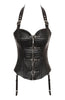 Leather Corset with Buckles - Power Move